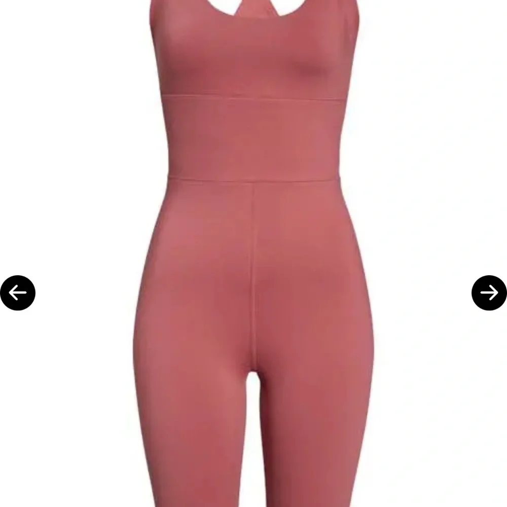 ALO Yoga  airbrush  Mars clay Sleeveless Fitted Jumpsuit